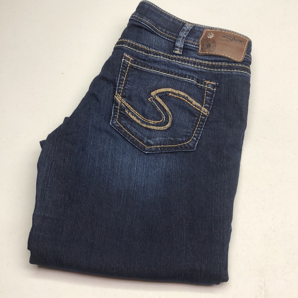 SILVER AIKO BOOTCUT JEANS W32 L33 ⭐️